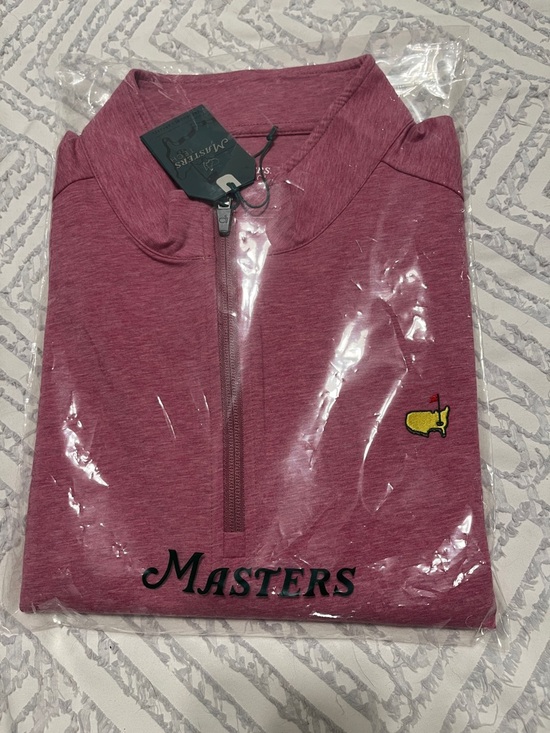 Masters Other - 2026 Masters Quarter Zip Pullover - Salmon NWT